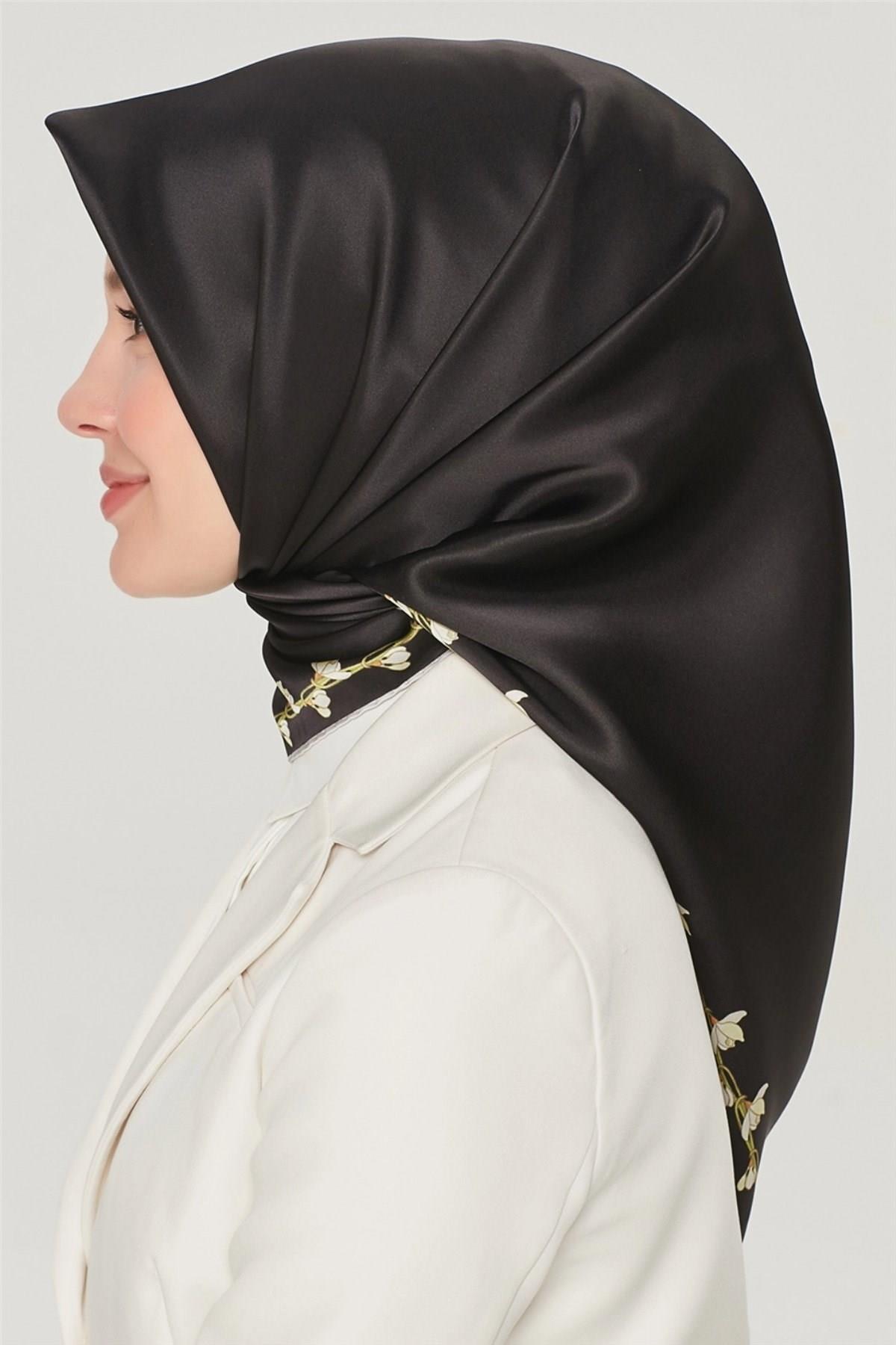 Armine Özel Nostalji Serisi Twill İpek Eşarp Modelleri 8553D-09