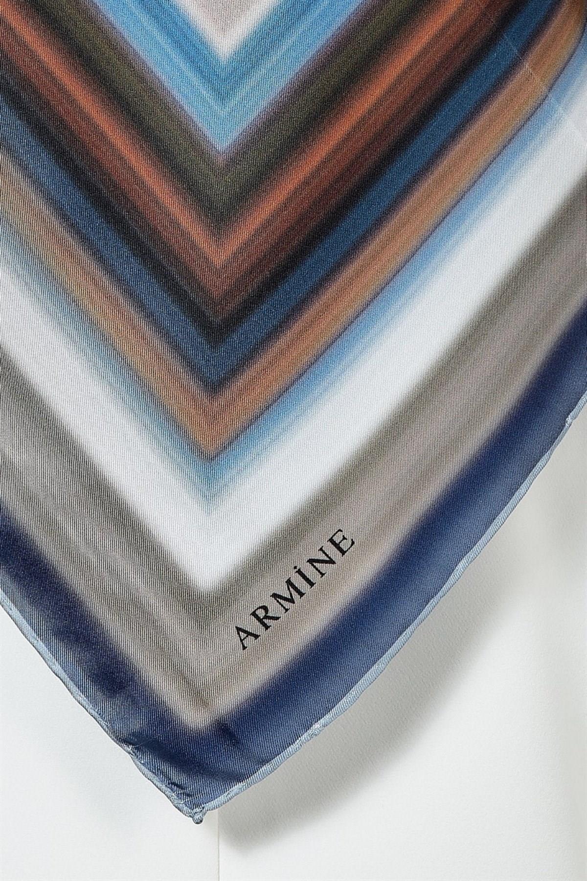 Armine Özel Nostalji Serisi Twill İpek Eşarp Modelleri 8237D-31
