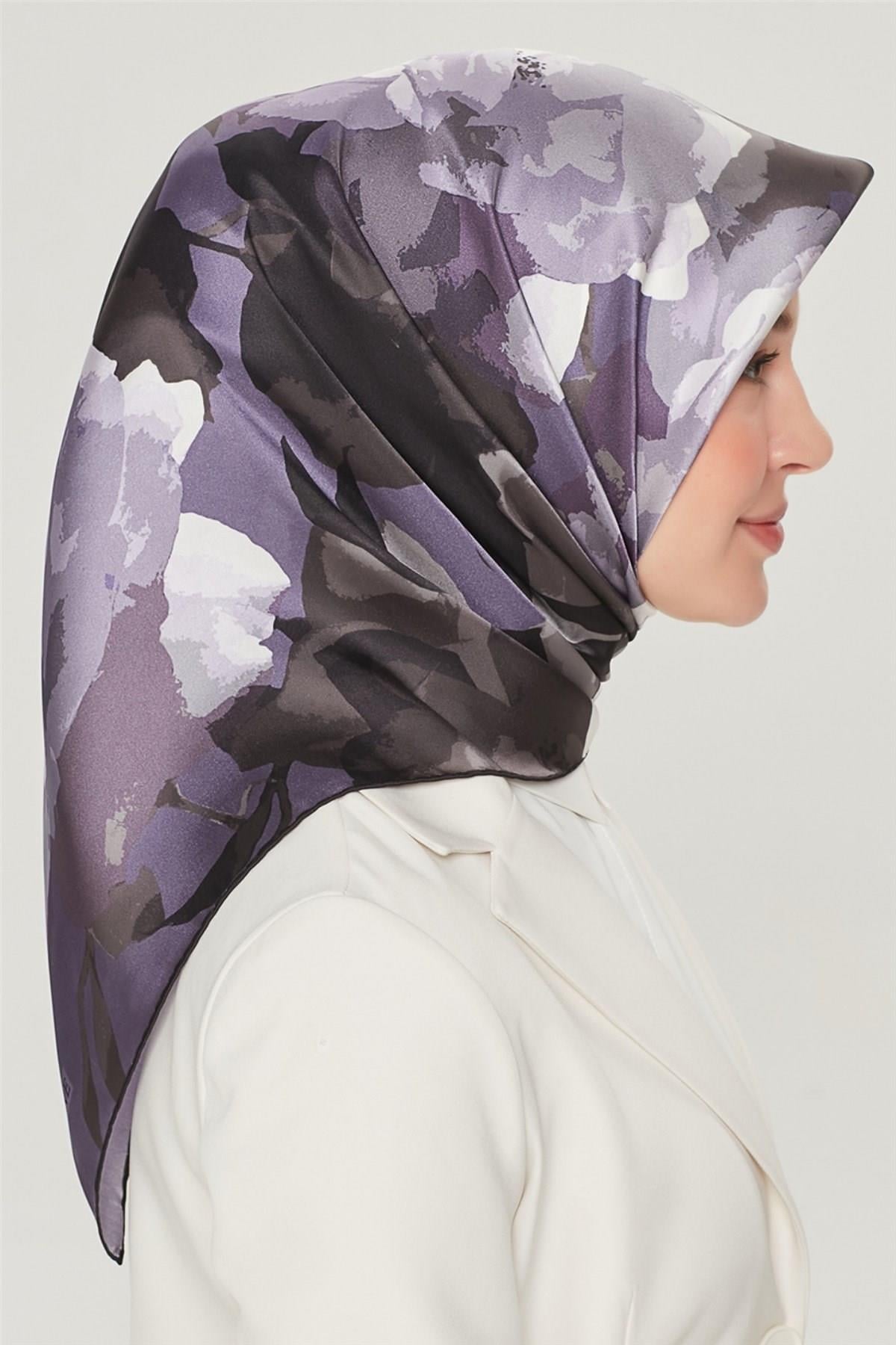 Armine Özel Nostalji Serisi Twill İpek Eşarp Modelleri 8534D-81