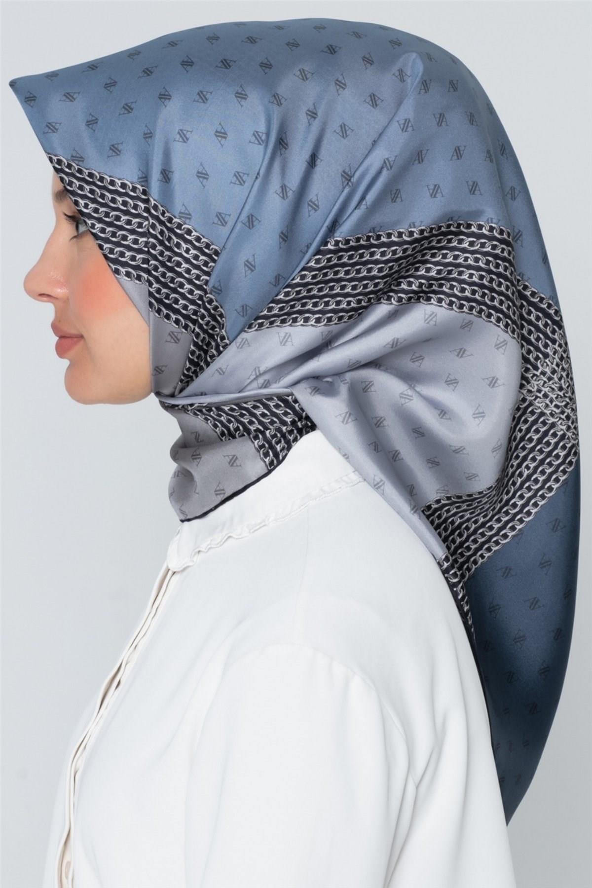 Armine Özel Nostalji Serisi Twill İpek Eşarp Modelleri 8113D-04