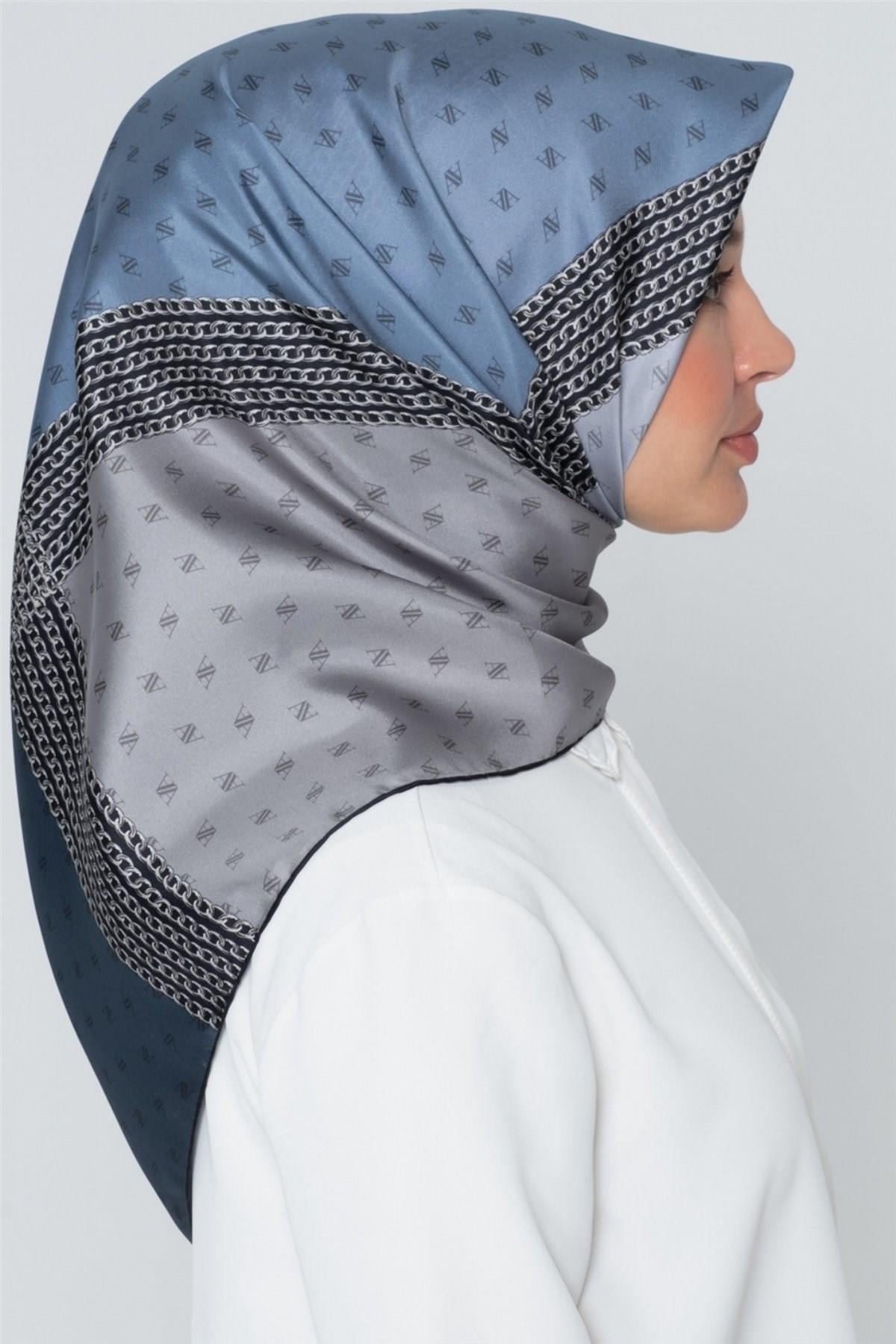 Armine Özel Nostalji Serisi Twill İpek Eşarp Modelleri 8113D-04