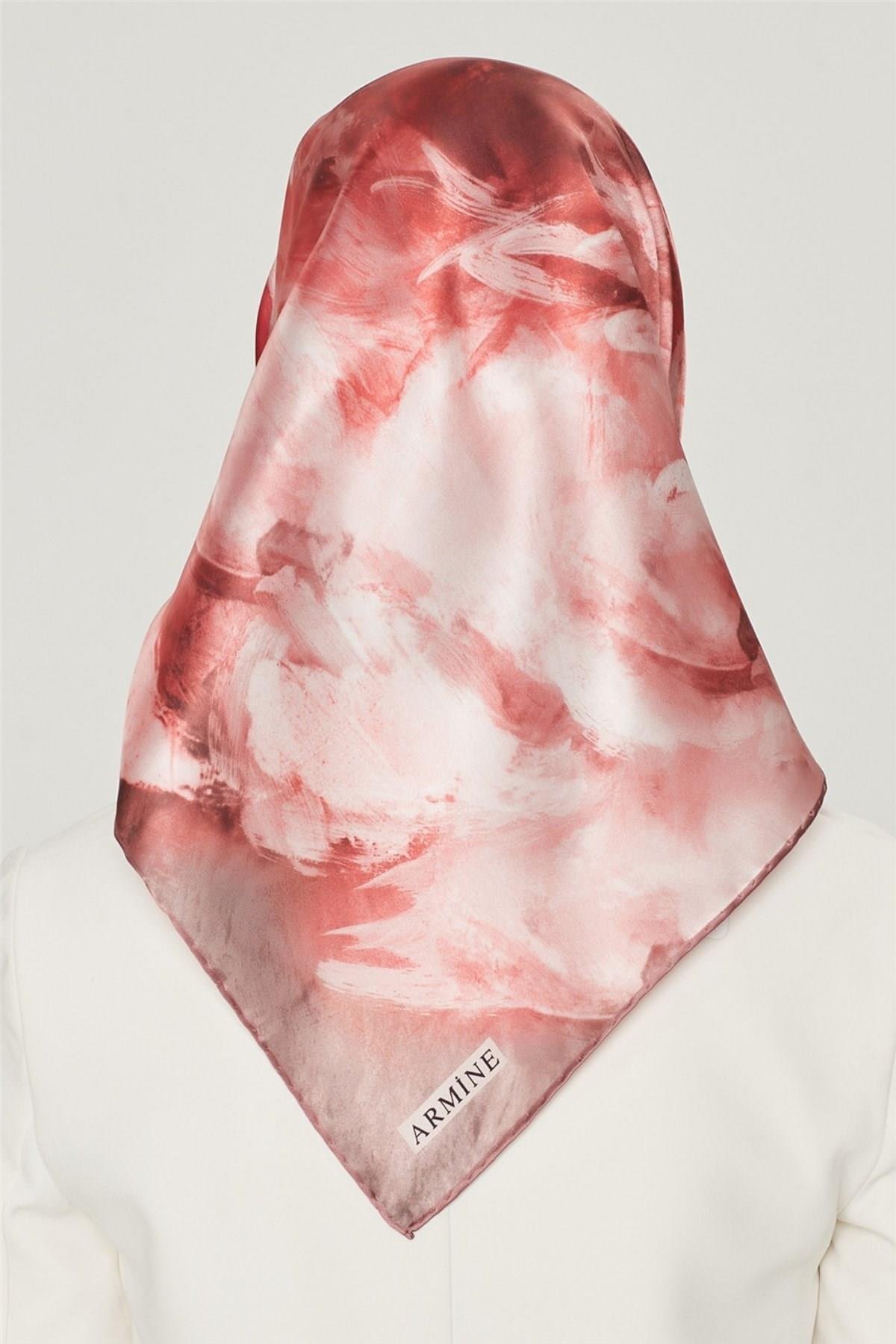 Armine Özel Nostalji Serisi Twill İpek Eşarp Modelleri 8539D-03