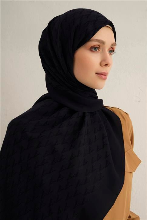 Armine Pamora AA Monogram Şal 3 03