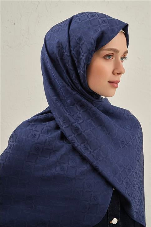Armine Pamuk  Floş Monogram Zincir Şal 1 03
