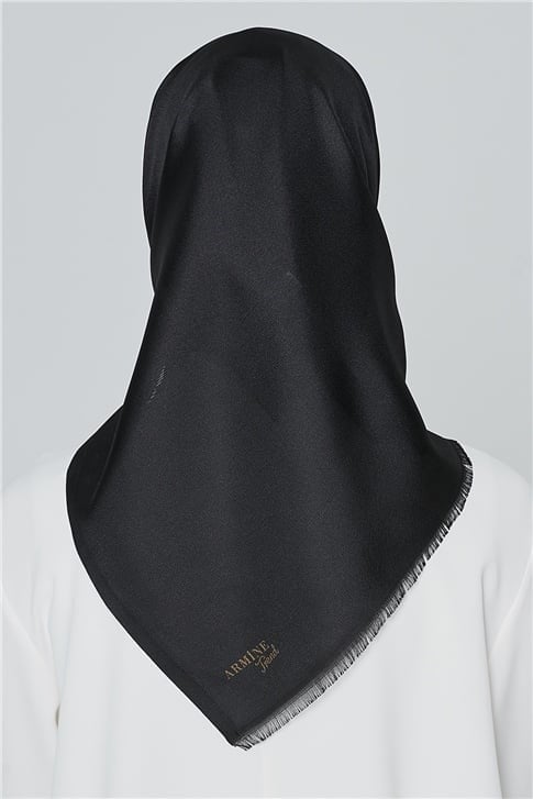 Armine Polyester Eşarp 00Oaat44 Siyah