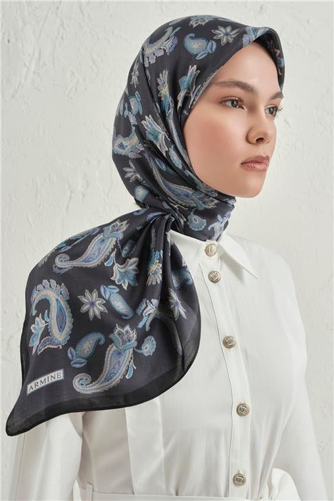 Armine Premium Pure Etnik Desen Eşarp 3 32