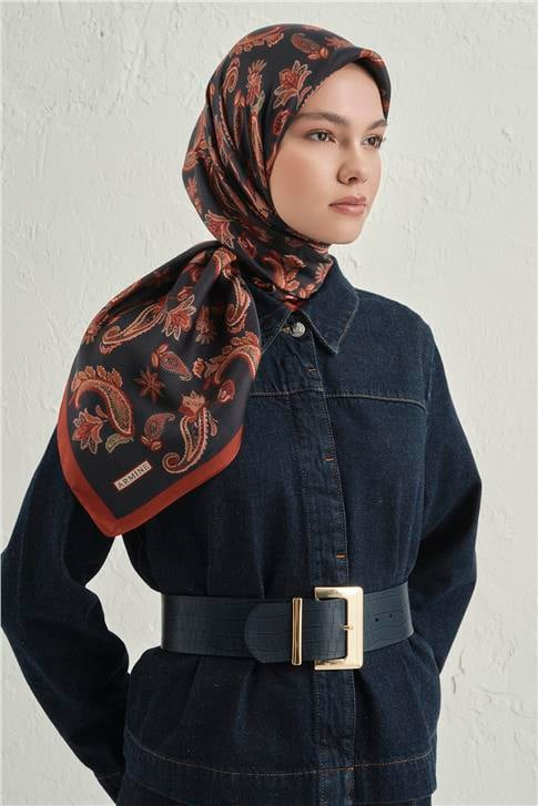 Armine Premium Pure Etnik Desen Eşarp 3 14