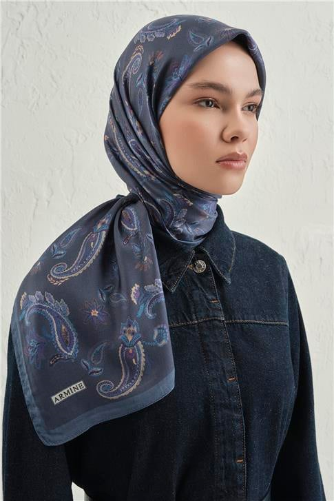 Armine Premium Pure Etnik Desen Eşarp 3 19