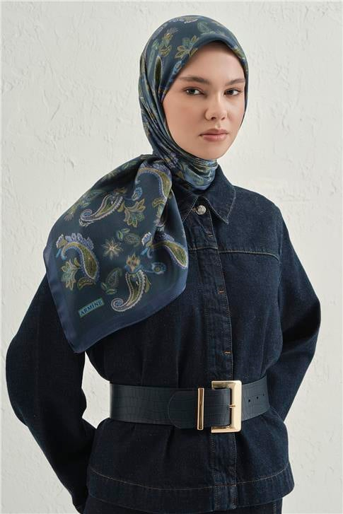 Armine Premium Pure Etnik Desen Eşarp 3 20