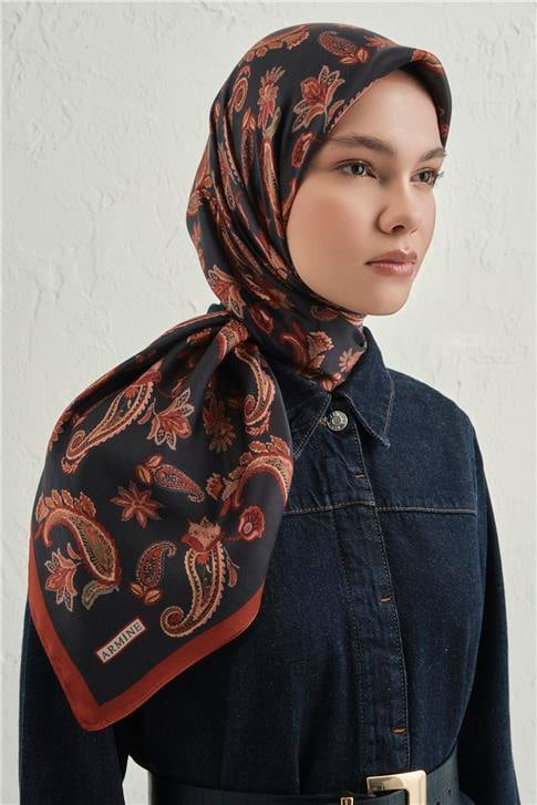 Armine Premium Pure Etnik Desen Eşarp 3 14