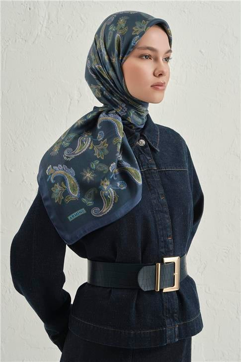 Armine Premium Pure Etnik Desen Eşarp 3 20