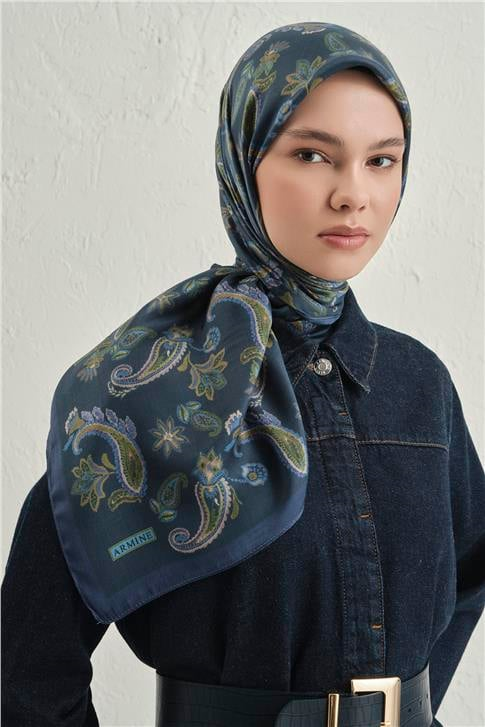 Armine Premium Pure Etnik Desen Eşarp 3 20