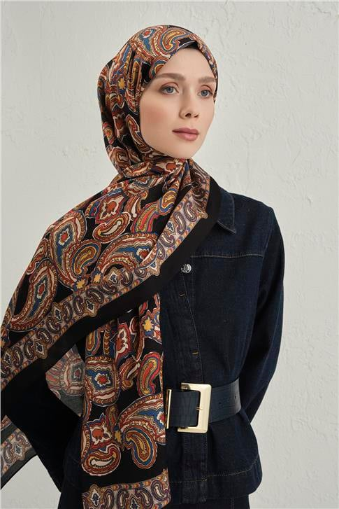 Armine Premium Pure Etnik Desen Şal 1 18