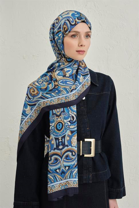 Armine Premium Pure Etnik Desen Şal 2 04