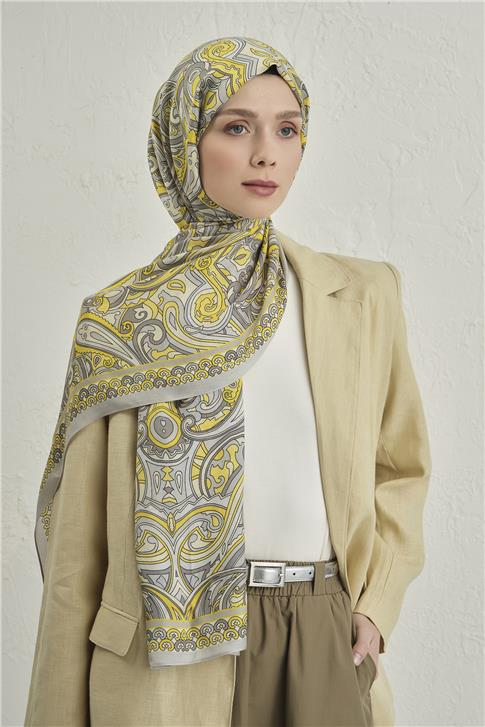 Armine Premium Pure Etnik Desen Şal 2 11 A