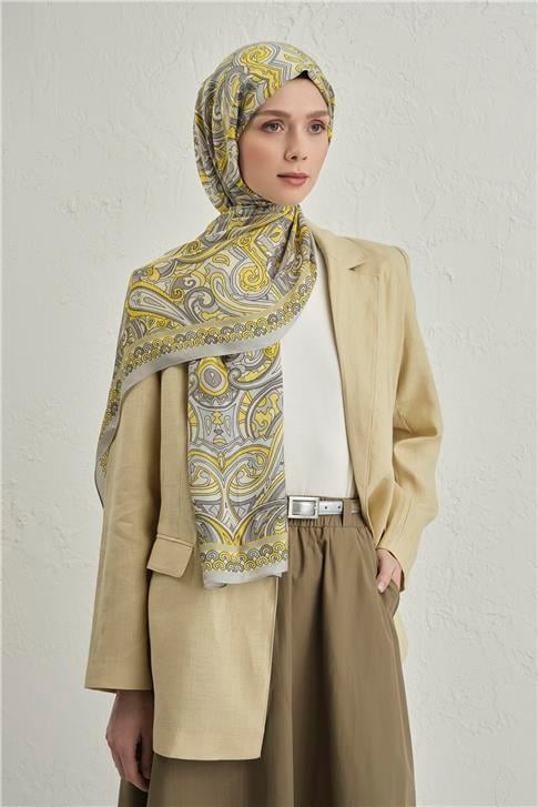 Armine Premium Pure Etnik Desen Şal 2 11 A