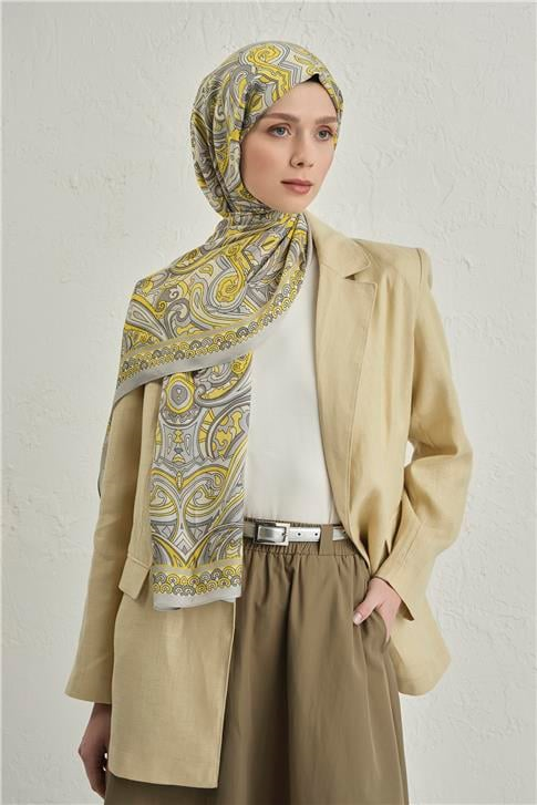 Armine Premium Pure Etnik Desen Şal 2 11 A