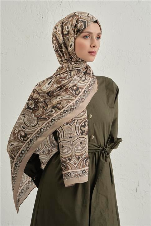 Armine Premium Pure Etnik Desen Şal 2 18 A