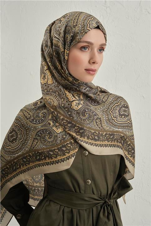 Armine Premium Pure Etnik Desen Şal 3 22