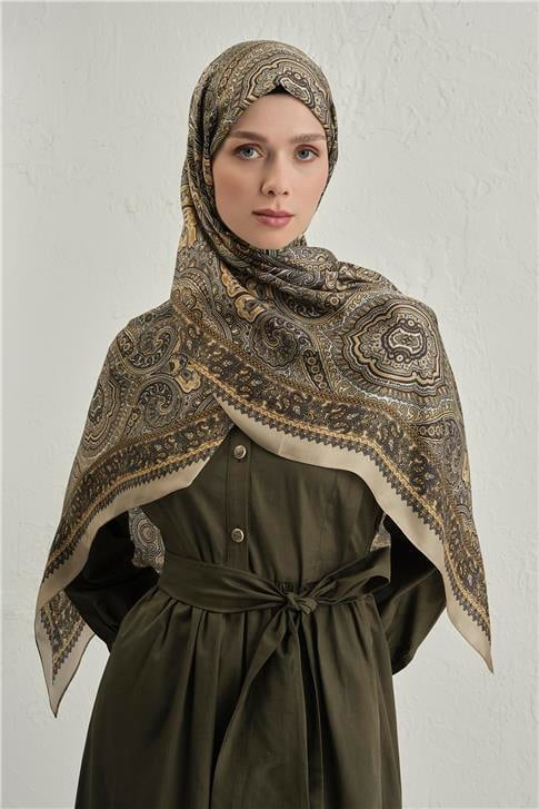 Armine Premium Pure Etnik Desen Şal 3 22