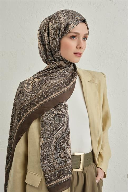 Armine Premium Pure Etnik Desen Şal 3 23
