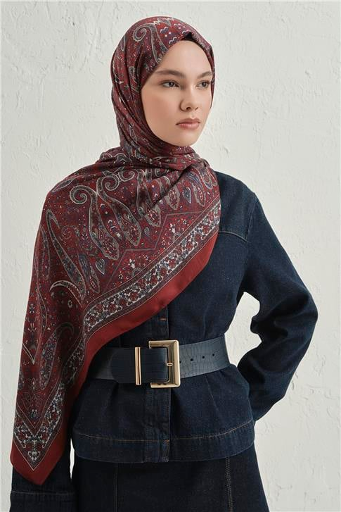 Armine Premium Pure Etnik Desen Şal 4 35