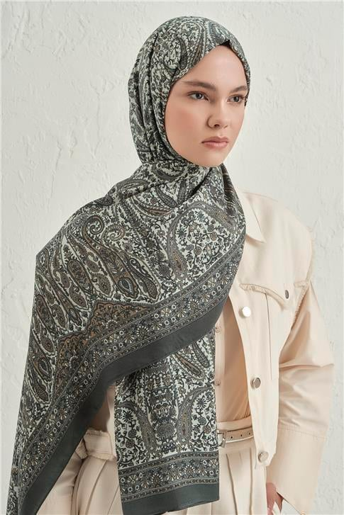 Armine Premium Pure Etnik Desen Şal 4 39
