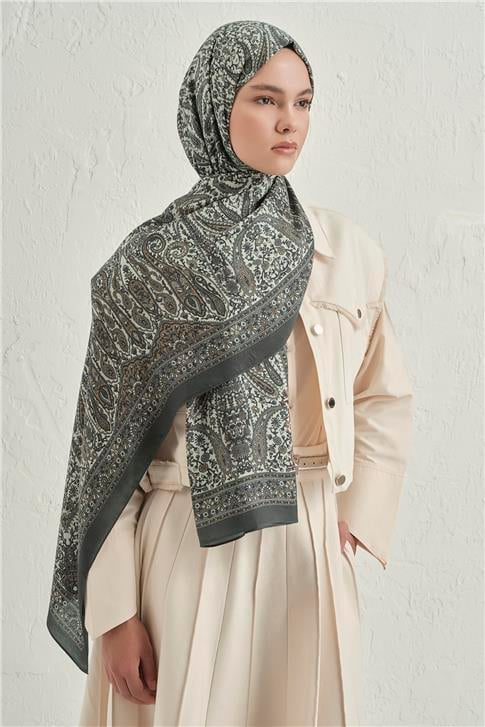 Armine Premium Pure Etnik Desen Şal 4 39