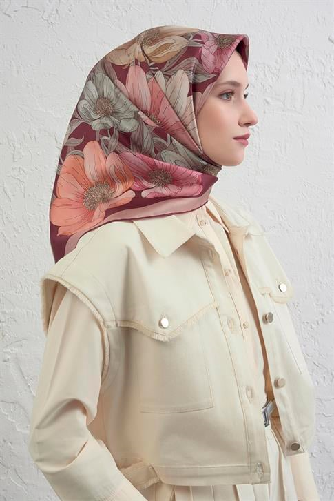 Armine Saf İpek Sura Eşarp 9403D 02