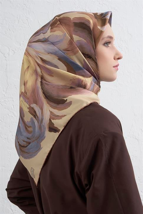 Armine Saf İpek Sura Eşarp 9423D 57