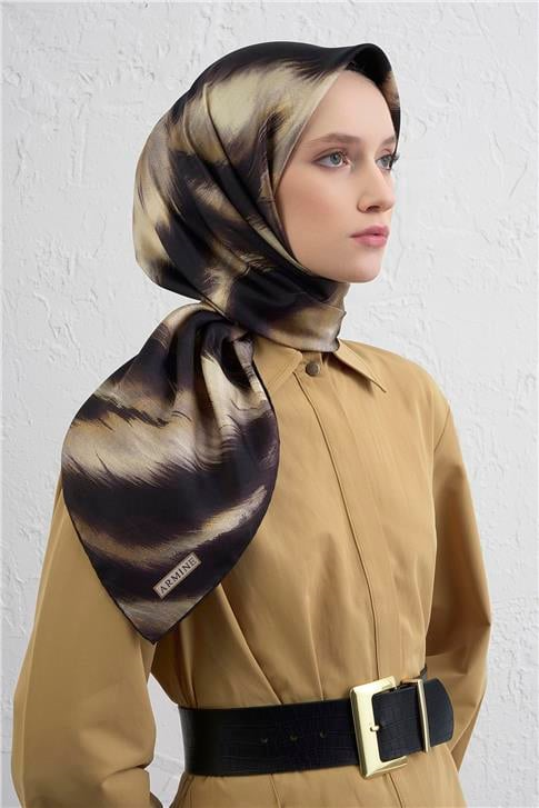 Armine Saf İpek Sura Eşarp 9432D 02