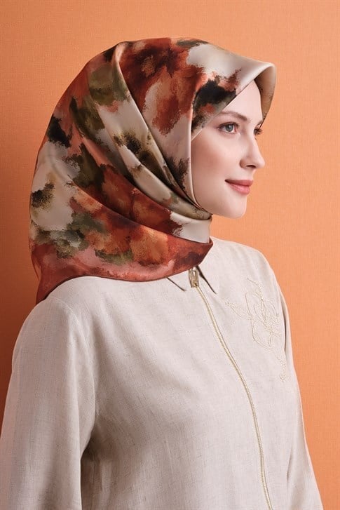Armine Saf İpek Sura Eşarp 9613D 01