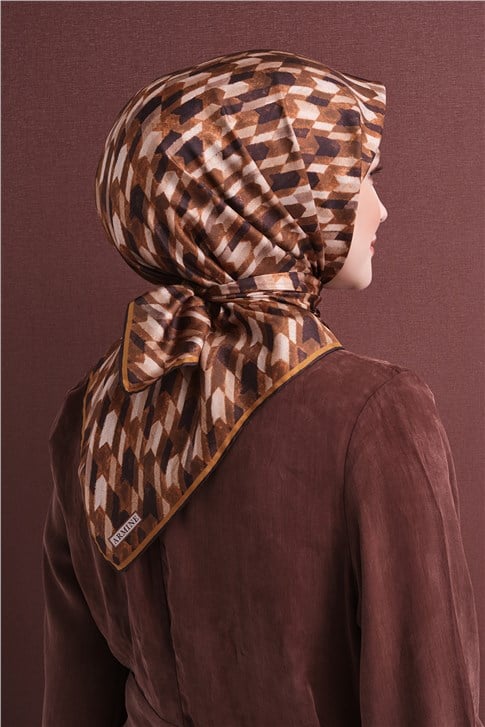 Armine Saf İpek Sura Eşarp 9623D 33