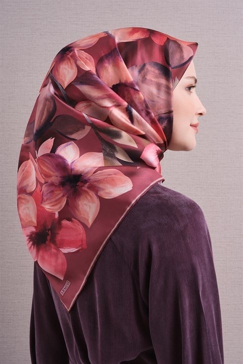 Armine Saf İpek Sura Eşarp 9632D 01