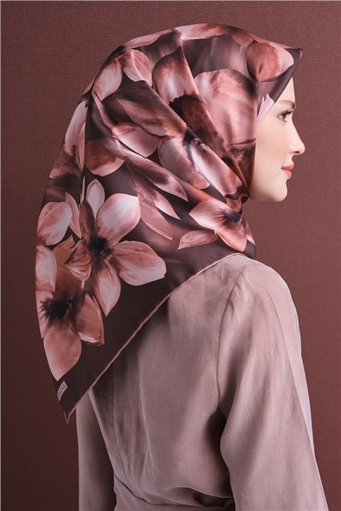 Armine Saf İpek Sura Eşarp 9632D 55