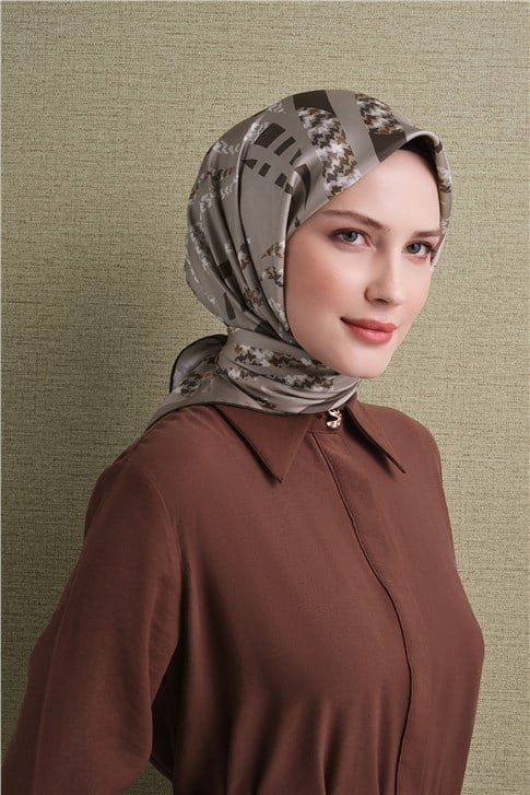 Armine Saf İpek Sura Eşarp 9634D 01