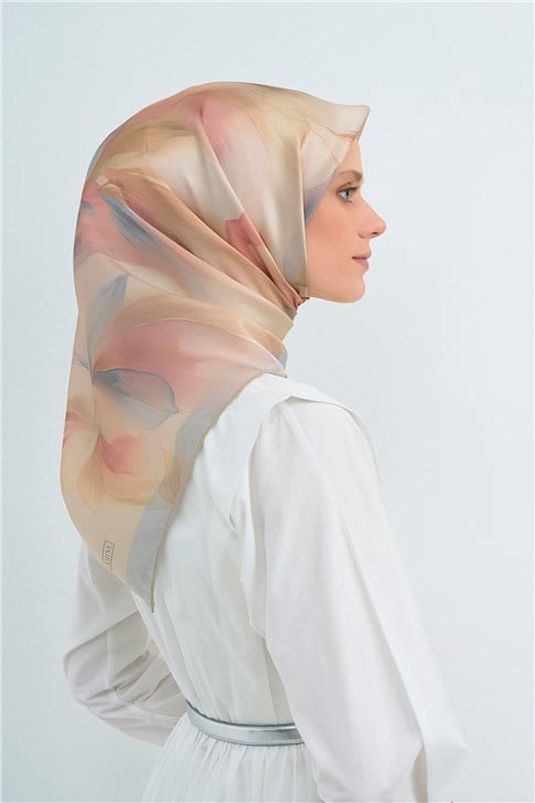 Armine Saf İpek Twill Eşarp 9519D 04