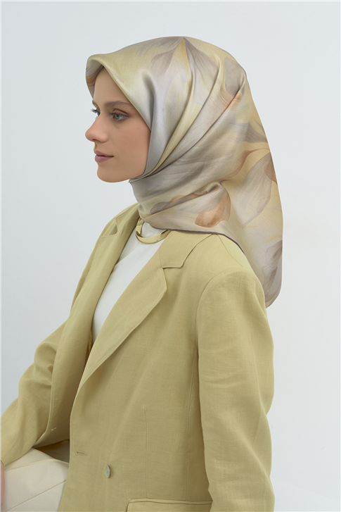 Armine Saf İpek Twill Eşarp 9519D 05