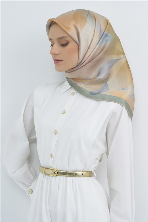 Armine Saf İpek Twill Eşarp 9519D 37