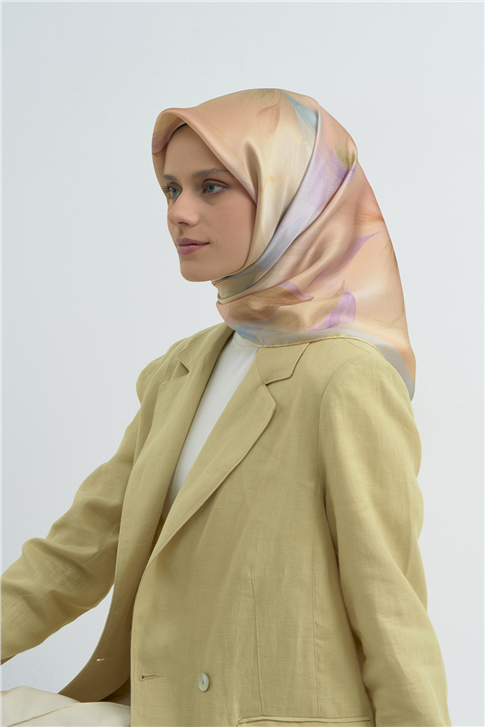 Armine Saf İpek Twill Eşarp 9519D 83