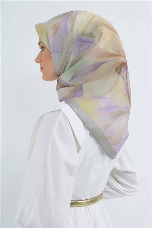 Armine Saf İpek Twill Eşarp 9519D 84