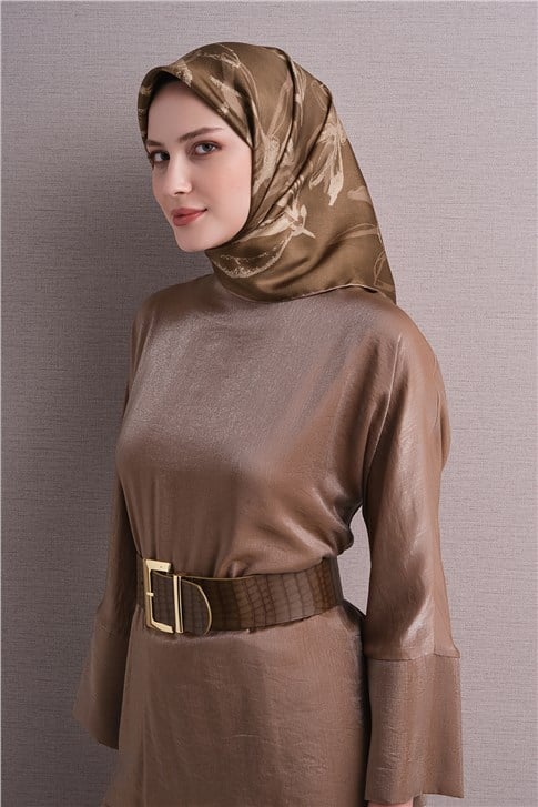 Armine Saf İpek Twill Eşarp 9600D 82