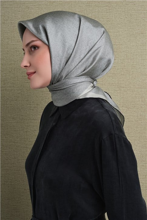 Armine Saf İpek Twill Eşarp 9601D 02