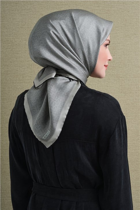 Armine Saf İpek Twill Eşarp 9601D 02