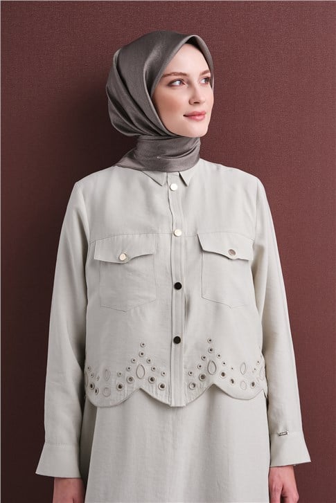 Armine Saf İpek Twill Eşarp 9601D 52