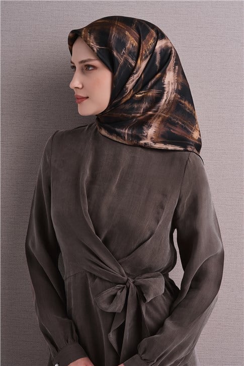 Armine Saf İpek Twill Eşarp 9602D 03