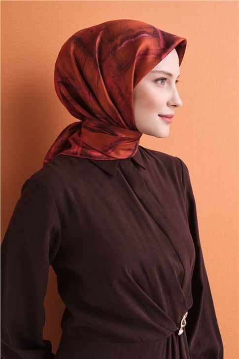 Armine Saf İpek Twill Eşarp 9602D 51