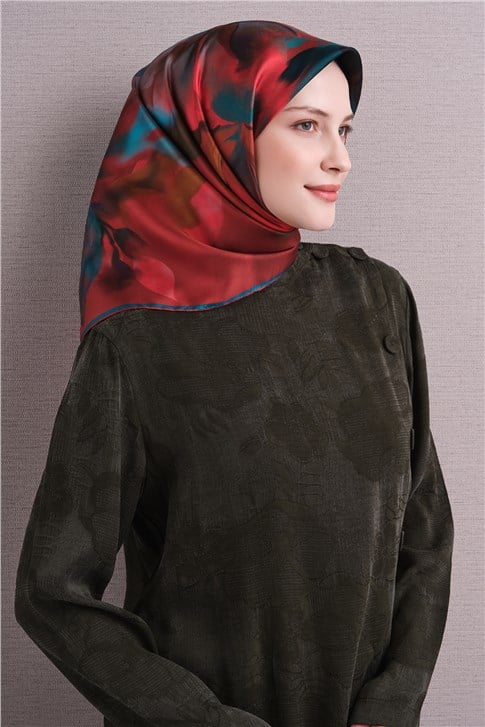 Armine Saf İpek Twill Eşarp 9603D 07
