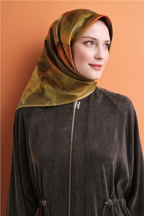 Armine Saf İpek Twill Eşarp 9603D 11