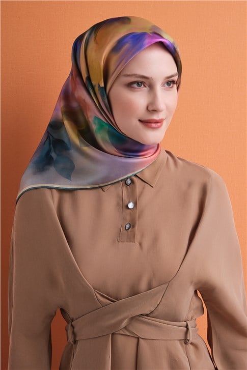 Armine Saf İpek Twill Eşarp 9603D 81